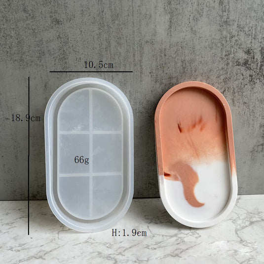 Silicone Mold DIY Tray Dishes Epoxy Resin Casting Mould