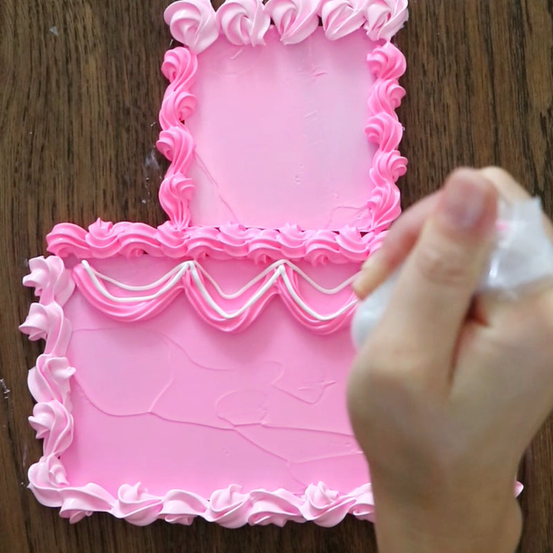 kowanii Piping Practice Whipped Cream Clay Set with Cake Decorating Tips