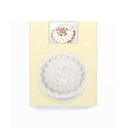 kowanii Victorian Garden 1 Silikonform zum Dekorieren von Kuchen, Cupcakes, Sugarcraft und Süßigkeiten, lebensmittelechte Silikonformen für Fondant