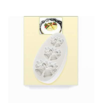 kowanii Kleine Glöckchen Silikonform zum Dekorieren von Kuchen, Cupcakes, Sugarcraft, Süßigkeiten, Ton und Kunsthandwerk, lebensmittelechte Silikonformen für Fondant