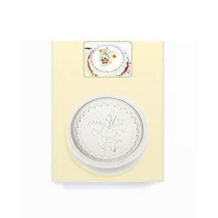 kowanii Victorian Garden (Version 2) Silikonform zum Dekorieren von Kuchen, Cupcakes, Sugarcraft und Süßigkeiten, lebensmittelechte Silikonformen für Fondant