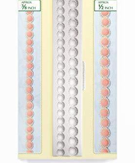 kowanii Silikonform mit Perlenrand zum Dekorieren, Zuckerpaste, Süßigkeiten und Ton, lebensmittelechte Silikonform für Fondant