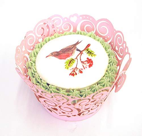 kowanii Bird Cup Silicone Mold for Cake Decorating, Cupcakes, Sugarcraft and Candies, Food Safe Silicone Fondant Molds
