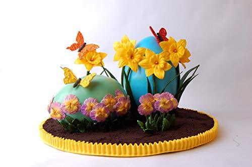 Силиконовая форма для торта kowanii Pansies для украшения торта, кексов, сахарных изделий, конфет и глины, безопасных для пищевых продуктов силиконовых форм для помадки