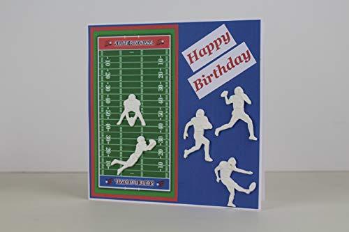 kowanii American Football Silhouettes Mold for Cake Decorating, Cupcakes, Sugarcraft, Candies, Clay, Crafts and Card Making, Food Safe