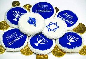 kowanii Jewish Symbols Cookie and Cupcake Stencils, Dreidel, Star of David, Menorah Cookie Stencil Set, 3 Pack