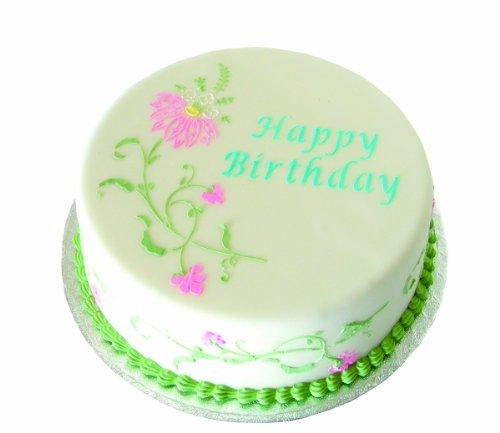 kowanii Happy Birthday Cake Stencil