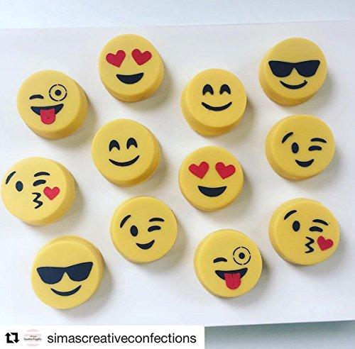 Kowanii Emojis Cookie Stencil Set, 6 Pack