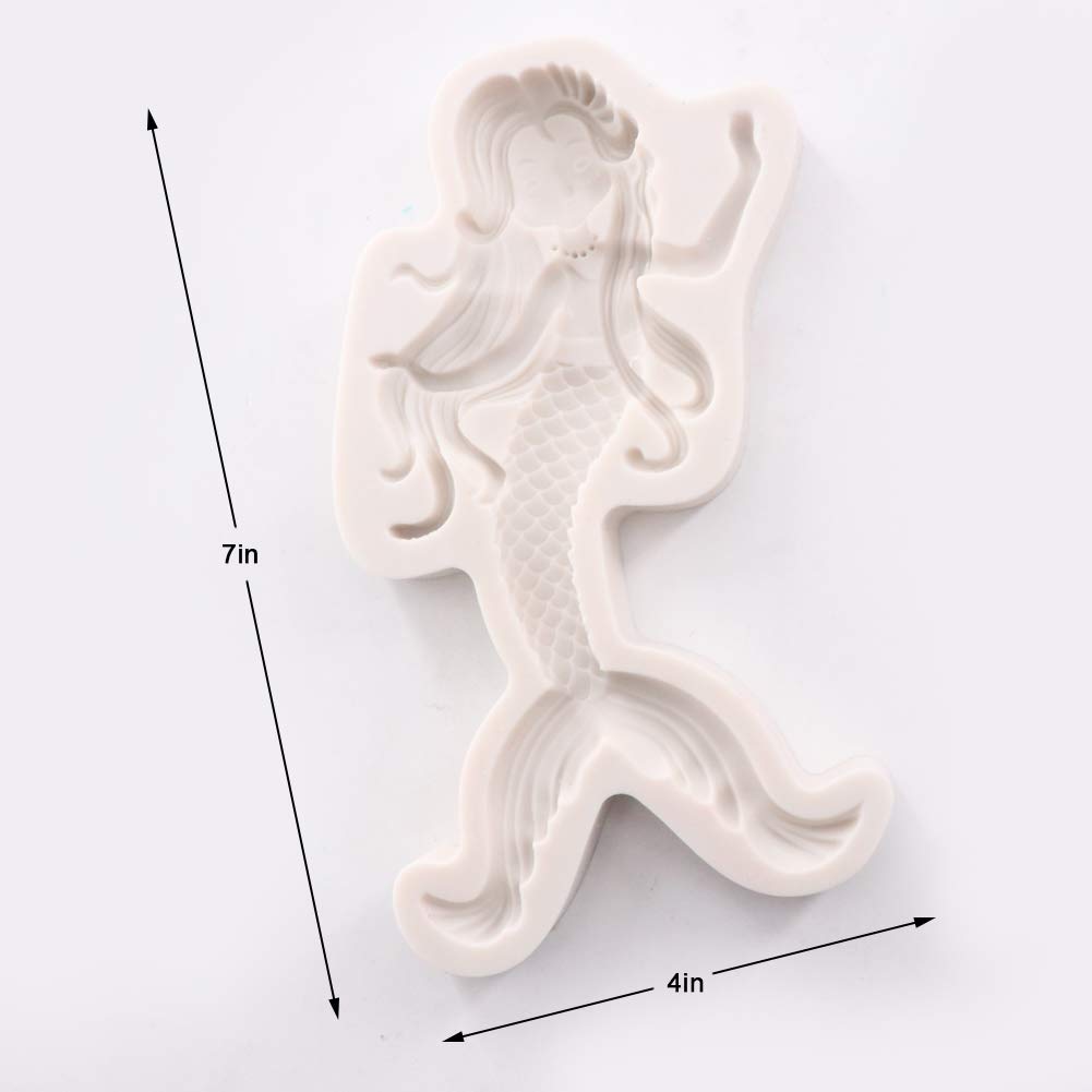 Силиконовые формы для помадки kowanii Mermaid, форма для украшения торта Gumpaste, инструменты и аксессуары для помадки Sugarcraft, принадлежности для украшения кексов