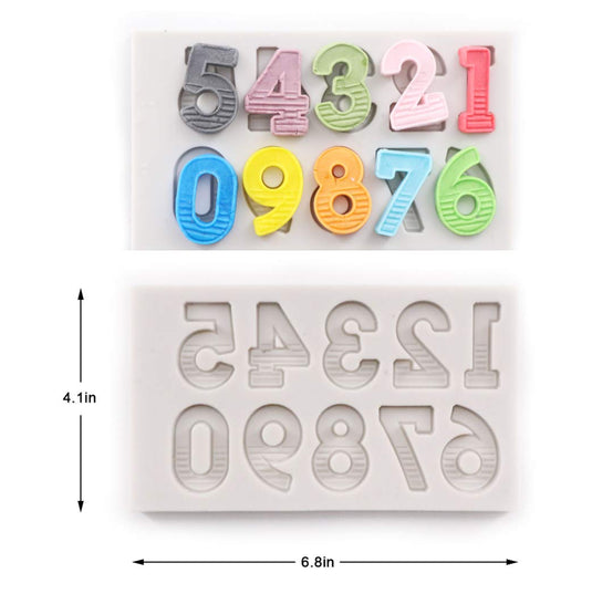 kowanii Алфавит Силиконовая форма для помадки для детского душа, 3D Силиконовая форма для мастики Инструменты и аксессуары для помадки Товары для украшения кексов 3 упаковки