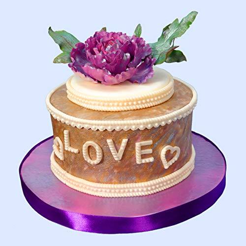 kowanii Rope and Pearl Borders Silicone Royal Icing Mold, Ceri Griffiths Creative Cake System for Decorating, Sugarpaste, Fondants and Candies, Food Safe Silicone Fondant Molds