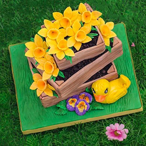 kowanii Pansies Silicone Cake Mold for Cake Decorating, Cupcakes, Sugarcraft, Candies and Clay, Food Safe SIlicone Fondant Molds