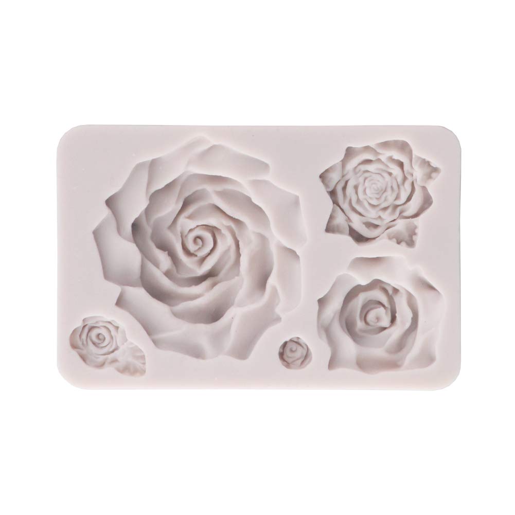 Силиконовые формы для помадки kowanii, форма для мастики в форме розы, силиконовые формы для больших цветов, инструменты для украшения торта из сахара, принадлежности для украшения кексов