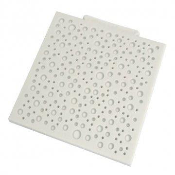 kowanii Random Spots 10,2 x 10,2 cm Silikon-Designmatte zum Dekorieren von Kuchen, Cupcakes, Sugarcraft und Süßigkeiten, lebensmittelechte Silikon-Fondantformen