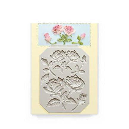 kowanii Rose Stems Silicone Mold for Cake Decorating, Cupcakes, Sugarcraft, Candies, Clay, Crafts and Card Making, Food Safe Silicone Fondant Mold