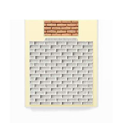 kowanii Mauerwerk Silikonform Design Matte für Kuchendekoration, Cupcakes, Sugarcraft, Kekse, Süßigkeiten, Kunsthandwerk, Karten und Ton, lebensmittelechte Silikonform für Fondant