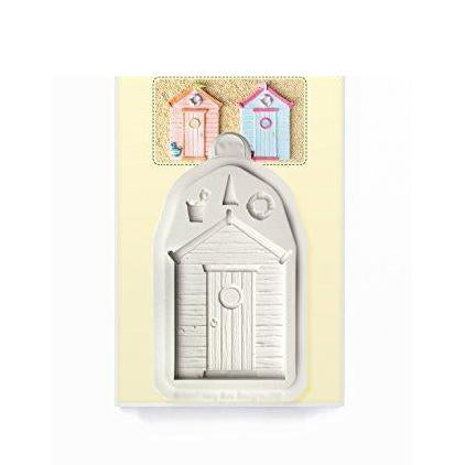 kowanii Beach Hut Silicone Mold for Cake Decorating, Cupcakes, Sugarcraft, Candies, Clay, Crafts and Card Making, Food Safe Silicone Fondant Molds