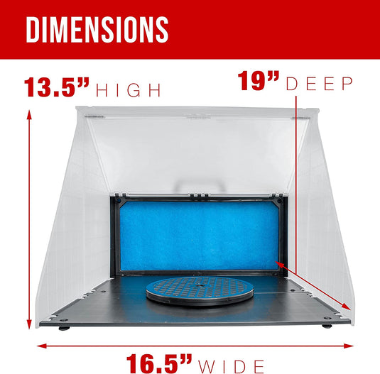Portable Hobby Airbrush Spray Booth for Painting