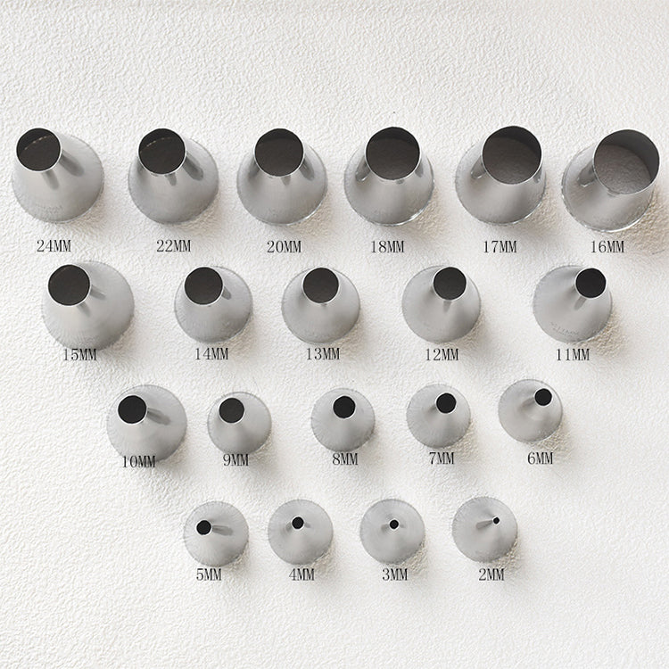 Корейские круглые наконечники для трубок, насадка для украшения торта 14 мм #13 мм # 12 мм # 11 мм # 10 мм