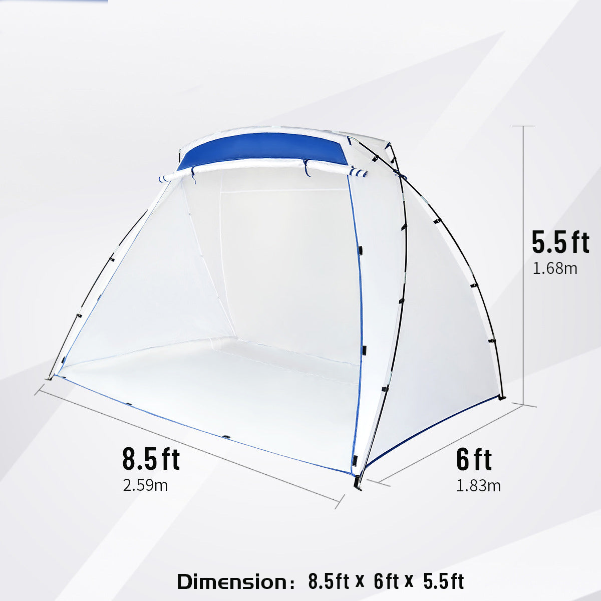 Airbrush Spray Paint Booth Shelter Tent Portable 8.5x6ft – kowanii