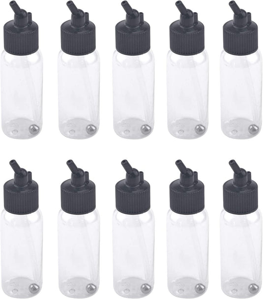 Пластиковые банки Бутылки для аэрографа 30 мл Упаковка из 10 штук
