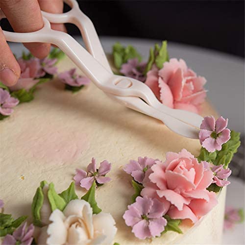 Cake Scissors Cake Scissors Flowers Lifter Pastry Transfer Confectionery Tools – kowanii