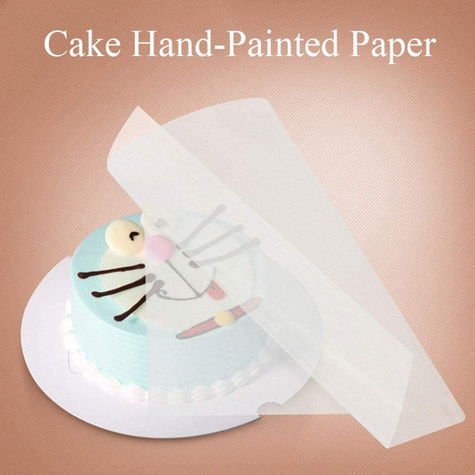 Edible Rice Paper Wafer Cake Hand-Painted Paper Candy Package